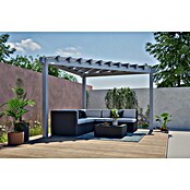 Sojag Pergola Lima 1010 (L x B x H: 293,3 cm x 293,3 cm x 242,6 mm, Aluminium, Lichtgrau) | BAUHAUS