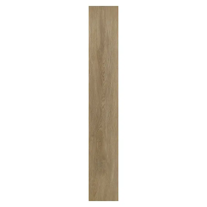 Vinylboden SPC XL - Eiche Sierra, Landhausdiele, 1.511 x 229 x 6,3 mm - Hellebraunes Holzdekorpaneel mit natürlicher Maserung.