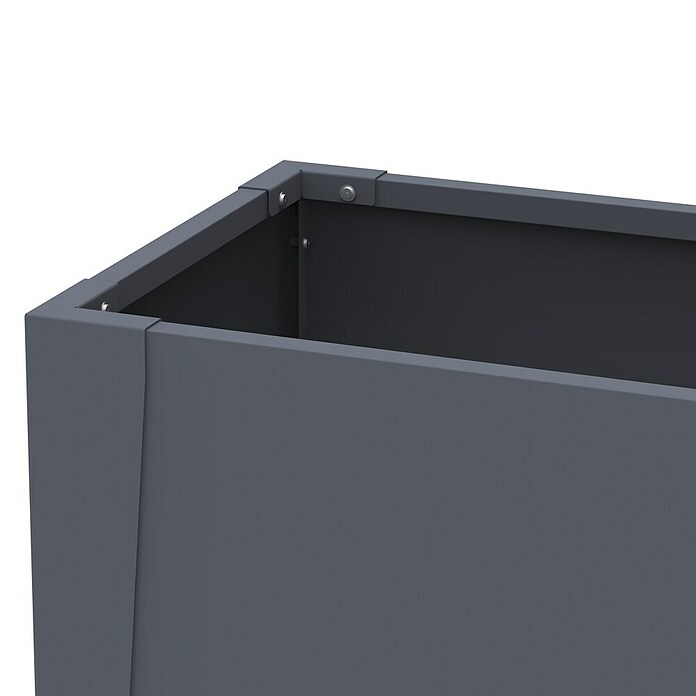 Westmann Hochbeet Vedura (30 x 100 x 80 cm, Metall, Anthrazit) | BAUHAUS
