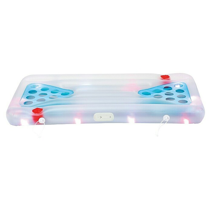Luftmatratze Acqua Glow Bierpong (L x B x H: 160 x 84 x 19 cm, Mehrfarbig, Polyester) | BAUHAUS
