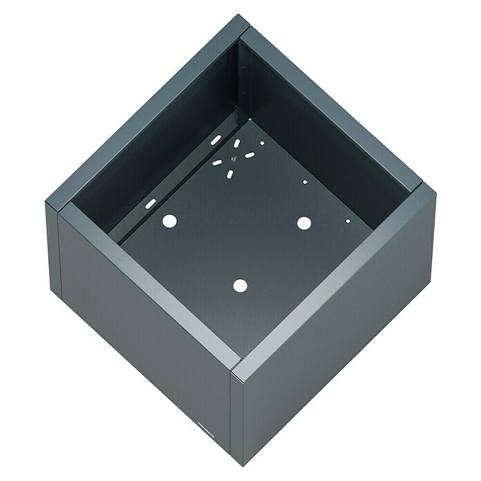 Herstera Garden Pflanzkasten Cube (Außenmaß (L x B x H): 60 x 60 x 60 cm, Metall, Anthrazit) | BAUHAUS