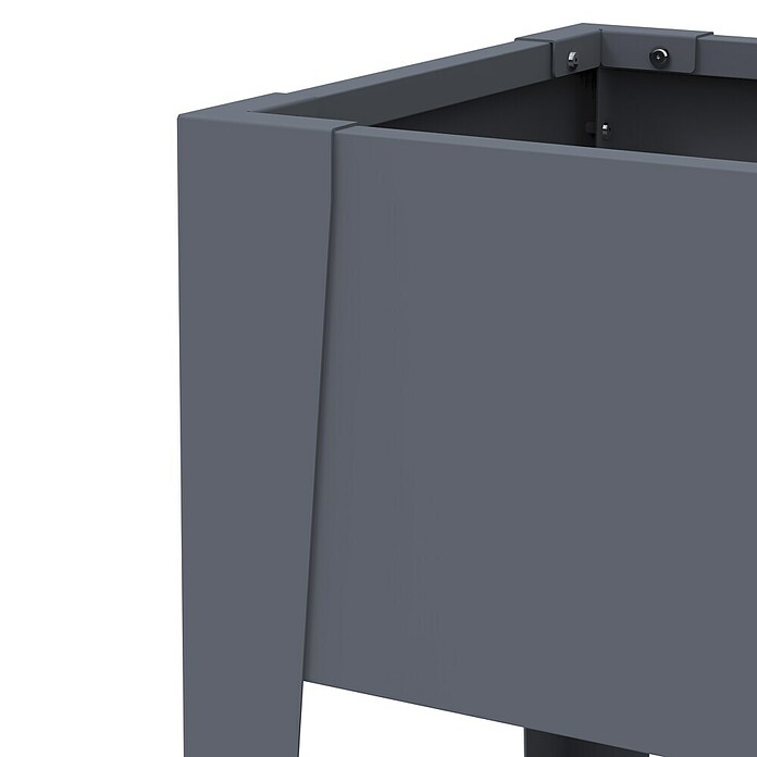 Westmann Hochbeet Mobila Plus (50 x 118 x 80 cm, Metall, Anthrazit) | BAUHAUS