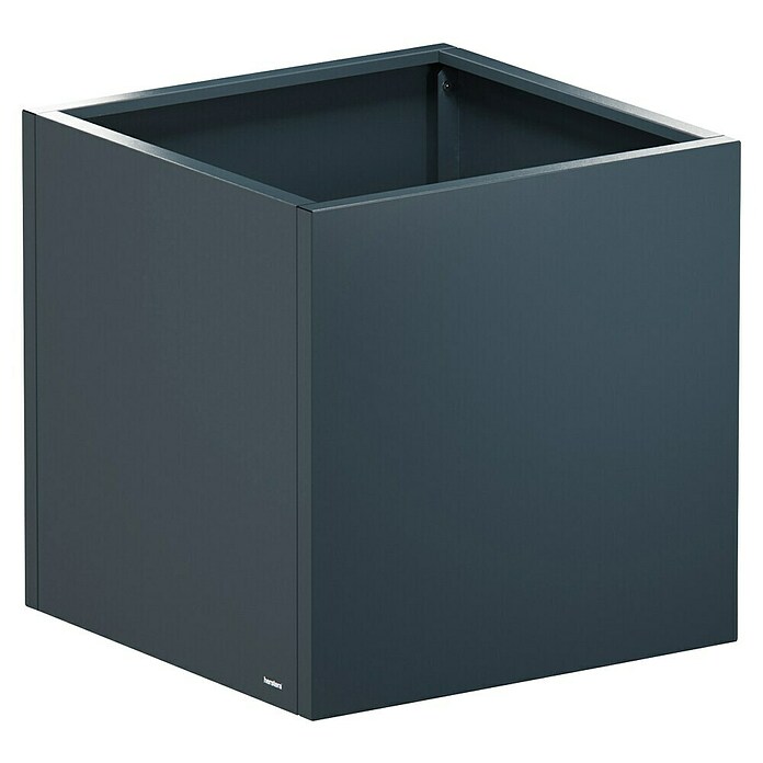 Herstera Garden Pflanzkasten Cube (Außenmaß (L x B x H): 80 x 80 x 80 cm, Metall, Anthrazit) | BAUHAUS