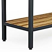 Herstera Garden Hochbeet Deco inkl. LED-Beleuchtung (40 x 100 x 80 cm, Metall, Anthrazit) | BAUHAUS