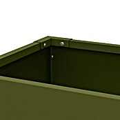 Westmann Hochbeet Vedura (40 x 74 x 80 cm, Metall, Olivgrün) | BAUHAUS