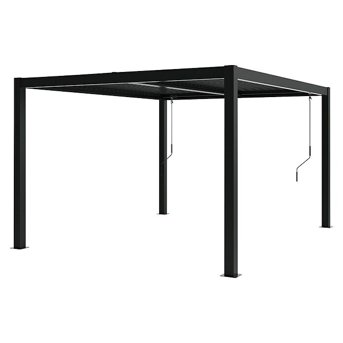 Sojag Standard-Pavillon Milo (B x H: 297,5 x 224,6 cm, Schwarz, Material Gestell: Stahl) | BAUHAUS