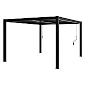 Sojag Standard-Pavillon Milo (B x H: 297,5 x 224,6 cm, Schwarz, Material Gestell: Stahl) | BAUHAUS