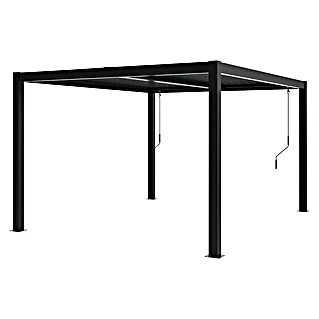 Sojag Standard-Pavillon Milo (B x H: 297,5 x 224,6 cm, Schwarz, Material Gestell: Stahl)