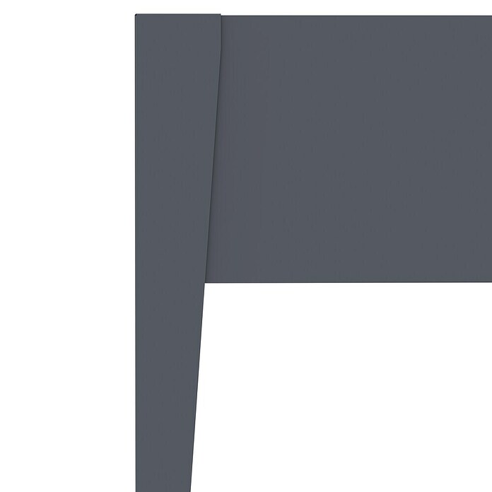 Westmann Hochbeet Vedura (30 x 100 x 80 cm, Metall, Anthrazit) | BAUHAUS