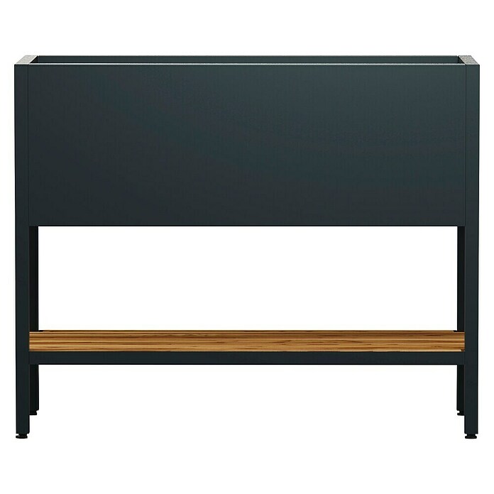 Herstera Garden Hochbeet Deco (40 x 100 x 80 cm, Metall, Anthrazit) | BAUHAUS