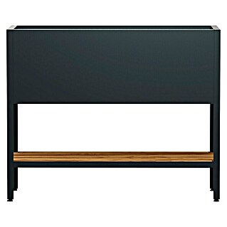 Herstera Garden Hochbeet Deco (40 x 100 x 80 cm, Metall, Anthrazit)