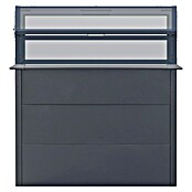 Westmann Hochbeet Primus Plus M mit Frühbeetaufsatz (50 x 100 x 113 cm, Metall, Anthrazit) | BAUHAUS