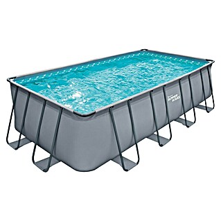 Frame-Pool Elite (L x B x H: 653 x 384 x 132 cm, Anthrazit, 17 871 l)