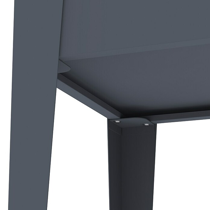 Westmann Hochbeet Vedura (30 x 100 x 80 cm, Metall, Anthrazit) | BAUHAUS