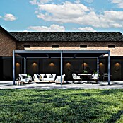 Pergola Grand Tuscan 1224 (L x B x H: 369 x 721 x 256 cm, Anthrazit, Aluminium) | BAUHAUS