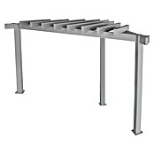 Sojag Pergola Lima 1010 (L x B x H: 293,3 cm x 293,3 cm x 242,6 mm, Aluminium, Lichtgrau) | BAUHAUS