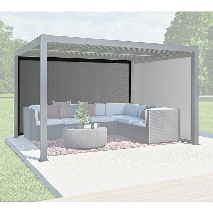 Sojag Seitenteil Milo (L x B x H: 5 x 335 x 211 cm, Passend für: Sojag Pergola Milo 1012) | BAUHAUS