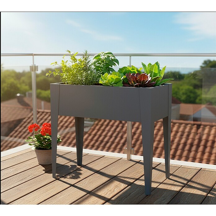 Westmann Hochbeet Vedura (40 x 74 x 80 cm, Metall, Anthrazit) | BAUHAUS