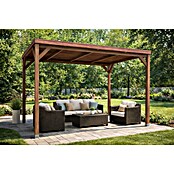 Pérgola Ondara (L x An x Al: 400 x 300 x 250 cm, Madera, Con techo) | BAUHAUS