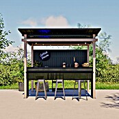 Sojag Gartenbar-Set Barilo (Lichtgrau, Metall, L x B x H: 258 x 260 x 230 cm) | BAUHAUS