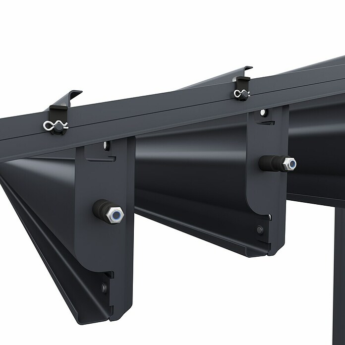 Pergola Icon 1013 (L x B x H: 308 x 399 x 282 cm, Anthrazit, Aluminium) | BAUHAUS