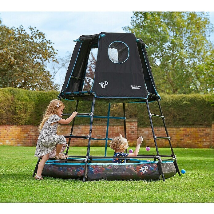 TP Toys Klettergerüst Explorer (Metall, Schwarz, Ø x H: 208 x 201 cm) | BAUHAUS