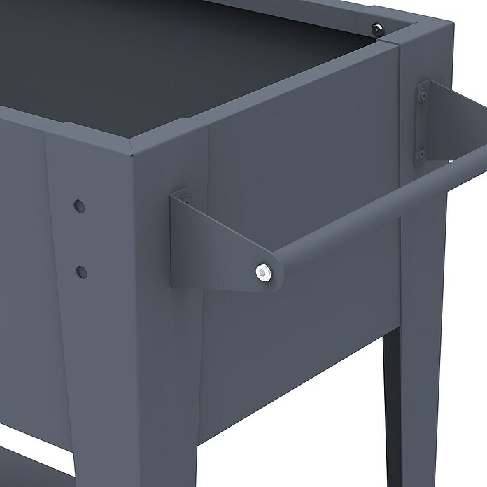 Westmann Hochbeet Mobila (50 x 93 x 80 cm, Metall, Anthrazit) | BAUHAUS