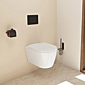 Taza de WC suspendida Pisa (Sin borde de descarga, Forma de descarga: Por separado, Salida WC: Horizontal, Blanco, Mate) | BAUHAUS