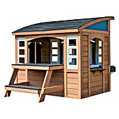 Zwerkules Spielhaus Trolli (L x B x H: 155,63 x 177,3 x 138,86 cm, Holz, Braun, Grau) | BAUHAUS