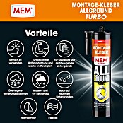 MEM Montage-Kleber (Weiß, 450 g)