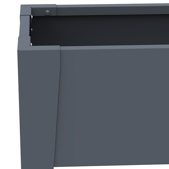 Westmann Hochbeet Vedura (40 x 109 x 80 cm, Metall, Anthrazit) | BAUHAUS