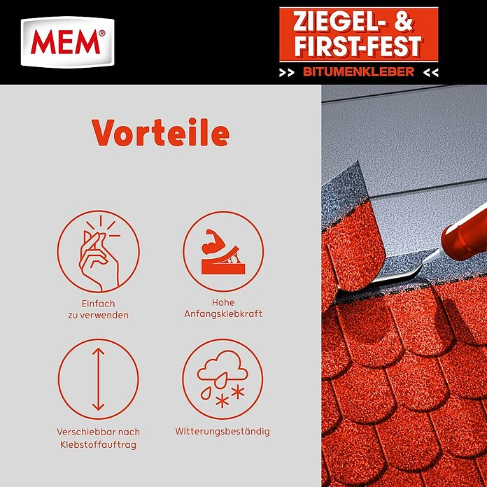 MEM Ziegel- & Firstfest (445 g)