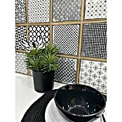 La Platera Porculanska pločica Cuba Roos  (45 x 45 cm, Crna, bijela, natur, Mat) | BAUHAUS