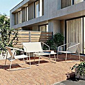 Conjunto de muebles Kateli (4 pzs., Acero/Textiline, Beige) | BAUHAUS