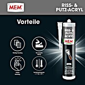 MEM Riss-Acryl (Weiß, 300 ml)