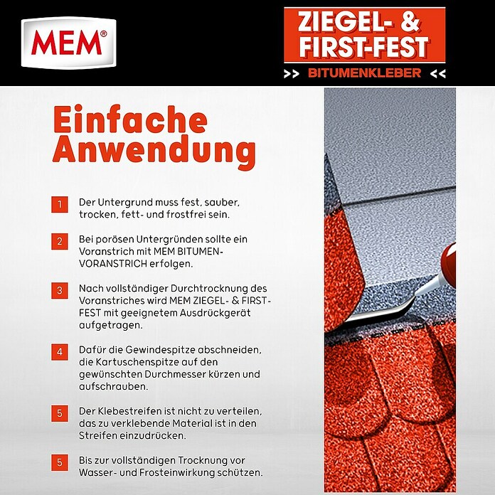 MEM Ziegel- & Firstfest (445 g)