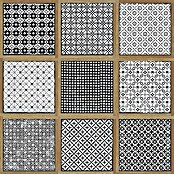 La Platera Porculanska pločica Cuba Roos  (45 x 45 cm, Crna, bijela, natur, Mat) | BAUHAUS