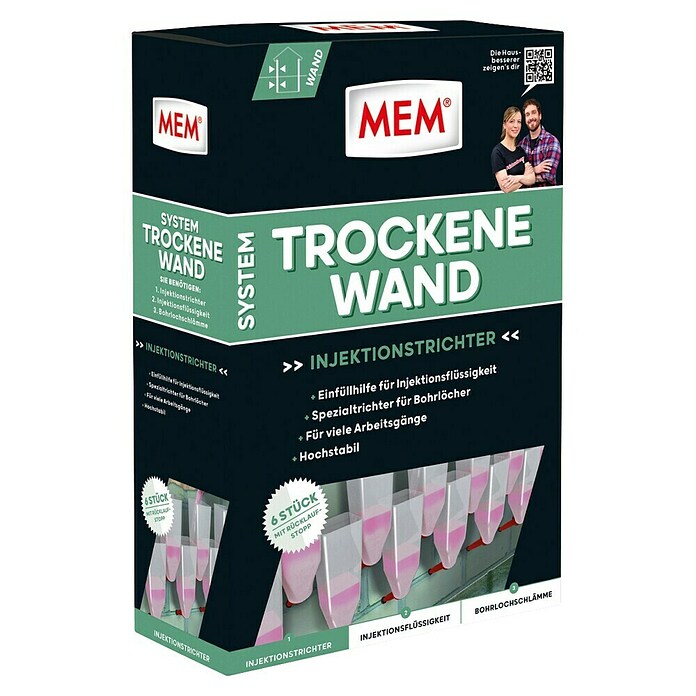 MEM Injektionstrichter (6 Stk.)