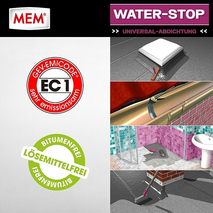 MEM Water Stop (1 kg, Lösemittelfrei)