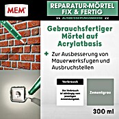 MEM Reparaturmörtel (Zementgrau, 300 ml)