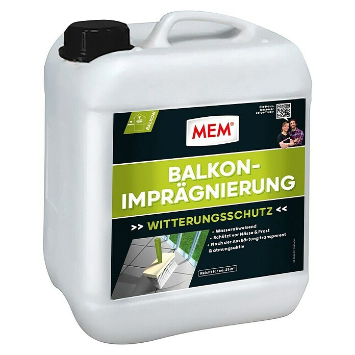 MEM Balkon-Imprägnierung (5 l, Lösemittelfrei)