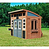 Zwerkules Spielhaus Trolli (L x B x H: 155,63 x 177,3 x 138,86 cm, Holz, Braun, Grau) | BAUHAUS