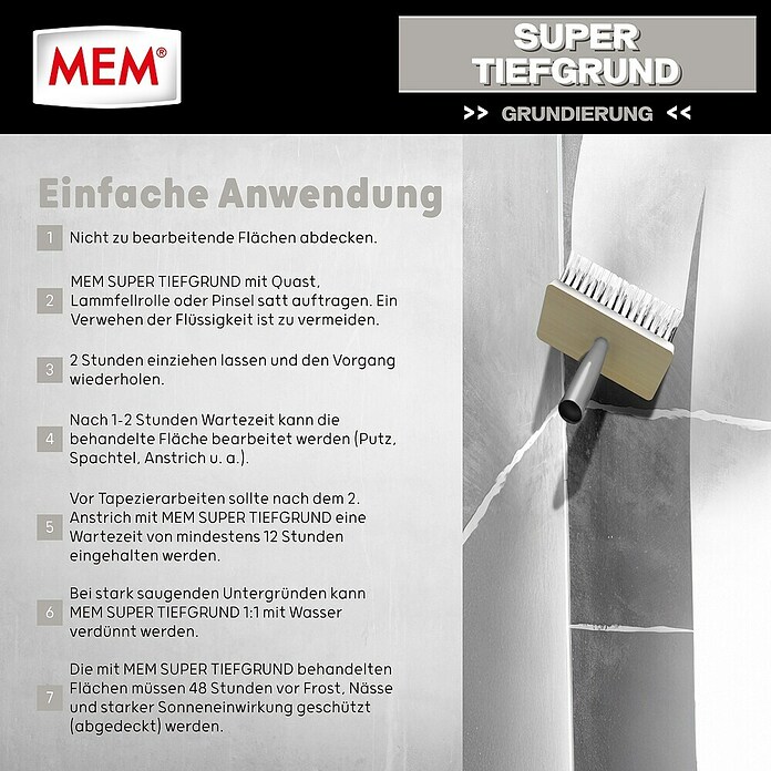 MEM Super-Tiefgrund (5 l, Lösemittelfrei)