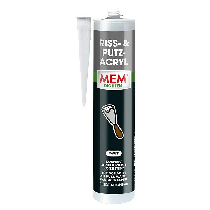 MEM Riss-Acryl (Weiß, 300 ml)