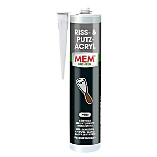 MEM Riss-Acryl und Putz-Acryl (Weiß, 300 ml)