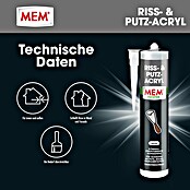 MEM Riss-Acryl (Weiß, 300 ml)