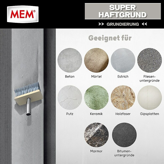 MEM Super-Haftgrund (1 l, Lösemittelfrei)