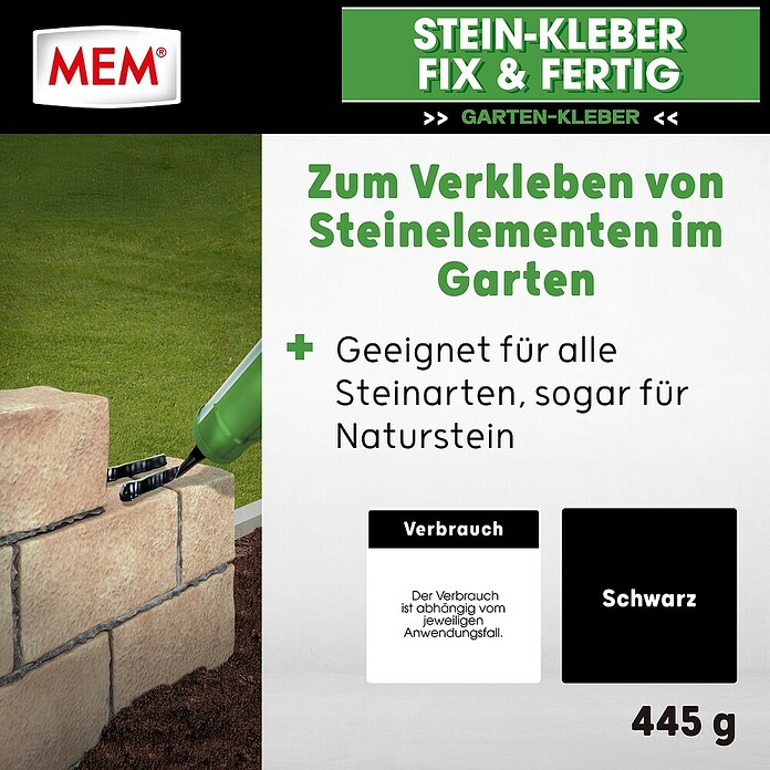 MEM Steinkleber FIX & FERTIG (445 g) | BAUHAUS