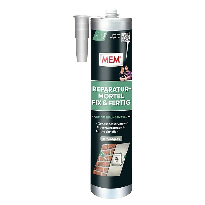 MEM Reparaturmörtel (Zementgrau, 300 ml)