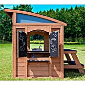 Zwerkules Spielhaus Trolli (L x B x H: 155,63 x 177,3 x 138,86 cm, Holz, Braun, Grau) | BAUHAUS